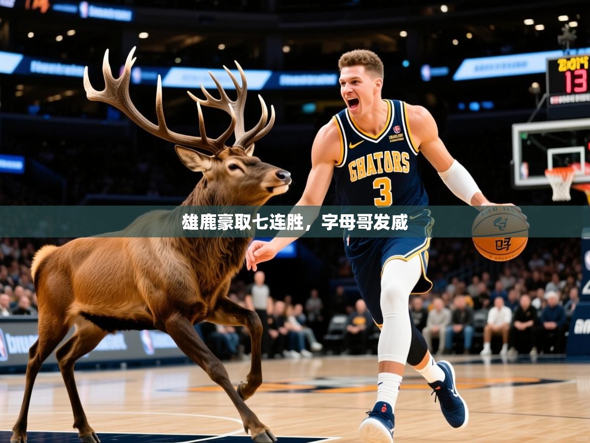 雄鹿豪取七连胜,字母哥发威 雄鹿豪取七连胜,字母哥发威